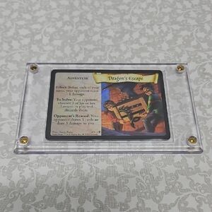2001 Wizards Harry Potter Dragon's Escape 4/116 Holo Never Played